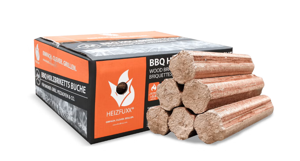 Heizfuxx BBQ-Buchenholzbriketts 18kg x 36 Gebinde 648kg 36er Palette – Bild 2