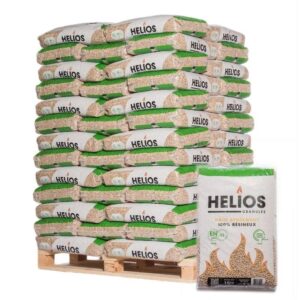 Holzpellets mit 65 Säcken à 15 kg