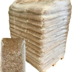 Eichenholzpellets 6 mm – 1020 kg (68 x 15 kg) – Premium Qualität